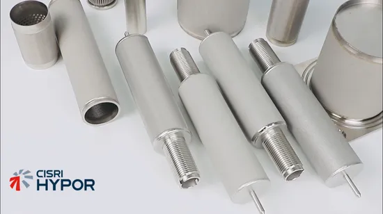 316L Stainless Steel Sintered Metal Powder Filter Element